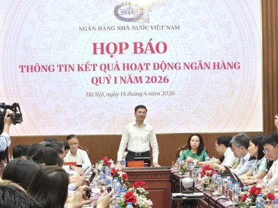 Tính đến ngày 31/3/2026, dư nợ tín dụng toàn hệ thống đạt trên 19,18 triệu tỷ đồng, tăng 3,18% so với cuối năm 2025