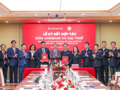 Agribank ký kết hợp tác cùng Cục Thuế hỗ trợ hộ kinh doanh chuyển đổi sang thuế kê khai