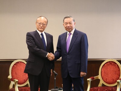 Tổng Bí thư, Chủ tịch nước Tô Lâm tiếp ông Masato Kanda, Chủ tịch Ngân hàng Phát triển Châu Á (ADB). Ảnh: Cổng thông tin điện tử Đảng Cộng sản Việt Nam