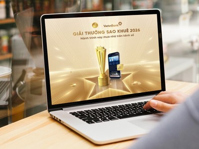 “Vay mua nhà trên kênh số” của VietinBank được vinh danh tại Sao Khuê 2026