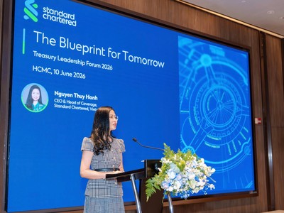 Bà Nguyễn Thúy Hạnh, Tổng giám đốc kiêm Giám đốc Khối Khách hàng Doanh nghiệp và Đầu tư của Standard Chartered Việt Nam