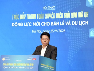 Phó Thống đốc Ngân hàng NHNN Phạm Tiến Dũng phát biểu khai mạc Hội thảo