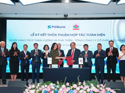 Lễ ký kết thỏa thuận hợp tác toàn diện giữa PGBank - Bảo Minh