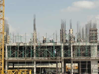 Dự án căn hộ chạy đua tiến độ xây dựng