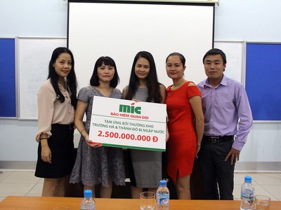 MIC tạm ứng bồi thường 2,5 tỷ đồng cho 2 kho hàng trong trận mưa cuối tháng 5