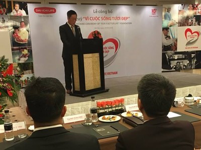 Ông Phùng Đắc Lộc, Giám đốc Quỹ Trách nhiệm Xã hội “Vì Cuộc Sống Tươi Đẹp”