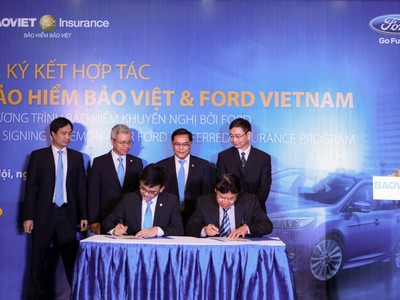 Bảo hiểm Bảo Việt hợp tác với Ford