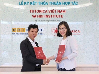 HDI Institute ký hợp tác với Tutorica về đào tạo bảo hiểm online