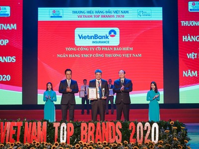 Bảo hiểm VietinBank đạt Top 10 thương hiệu hàng đầu Việt 