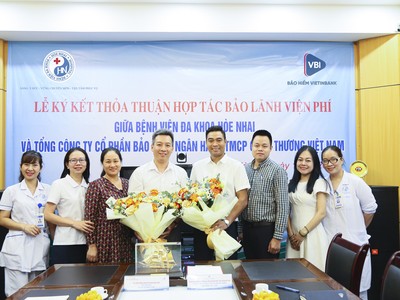 Bảo hiểm VietinBank và Bệnh viện Đa Khoa Hòe Nhai hợp tác bảo lãnh viện phí