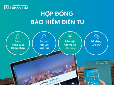 Fubon Life Việt Nam phát hành hợp đồng bảo hiểm điện tử
