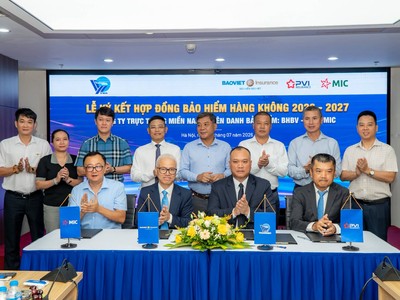Bảo Việt, PVI, MIC bảo hiểm hàng không cho Tổng công ty Trực thăng Việt Nam 