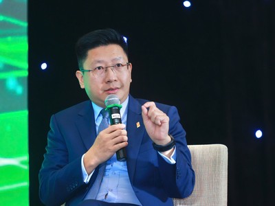 Ông Nguyễn Duy Linh, Tổng giám đốc Công ty cổ phần Chứng khoán Sài Gòn - Hà Nội (SHS). Ảnh: Dũng Minh