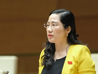 ĐBQH Nguyễn Thị Thuỷ tham gia thảo luận hội trường sáng 1/6 