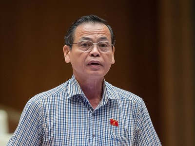 ĐBQH Trần Hữu Hậu (đoàn Long An) - Ảnh: quochoi.vn