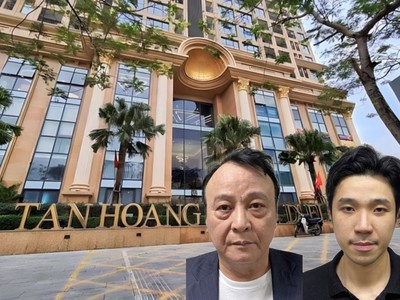 Ông Đỗ Anh Dũng và Đỗ Hoàng Việt - Chủ tịch và Phó tổng giám đốc tập đoàn Tân Hoàng Minh vừa bị Bộ Công an đề nghị truy tố về tội "Lừa đảo chiếm đoạt tài sản".