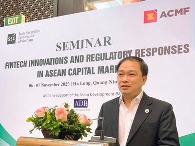 Ông Lương Hải Sinh, Phó Chủ tịch UBCKNN phát biểu tại Hội thảo.