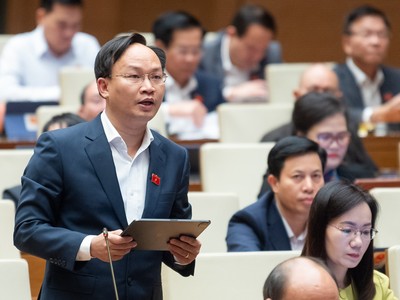 ĐBQH Phạm Văn Thịnh (đoàn Bắc Giang) đề nghị giao Chính phủ ban hành quy định việc bán chéo bảo hiểm của ngân hàng, thay vì Ngân hàng Nhà nước như hiện nay.