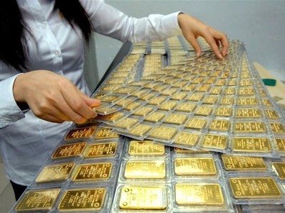 Giá vàng trong nước liên tiếp lập đỉnh thời gian qua (Ảnh minh hoạ)
