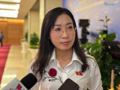 Đại biểu Hoàng Thị Thanh Thuý, Phó Trưởng Đoàn chuyên trách Đoàn ĐBQH tỉnh Tây Ninh (Ảnh: M.Minh)