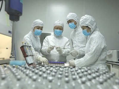 Nhà máy vắc xin Dacovet được Dabaco triển khai xây dựng từ tháng 8/2022, với tổng mức đầu tư khoảng 300 tỷ đồng, công suất 200 triệu liều/ năm (Ảnh: DBC)