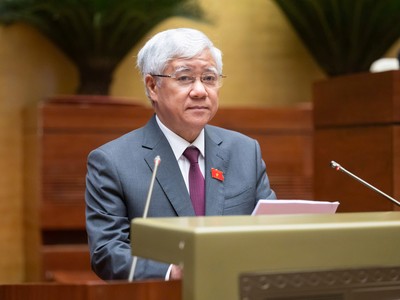 Chủ tịch Ủy ban Trung ương Mặt trận Tổ quốc Việt Nam Đỗ Văn Chiến (Ảnh: Quốc hội)