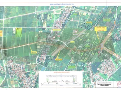 Dự án tuyến đường kết nối Vành đai 4 với Vành đai 5 có chiều dài khoảng 2,22 km; trong đó trên địa bàn Hà Nội 1,62 km, địa bàn tỉnh Ninh Bình 0,6km.
