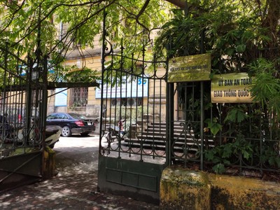 Trụ sở Uỷ ban An toàn Giao thông quốc gia nằm trên phố Trần Hưng Đạo, TP Hà Nội