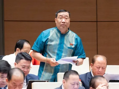 Đại biểu Thạch Phước Bình (đoàn Vĩnh Long)