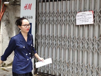 Hà Nội: Hết thời gian giãn cách xã hội, nhiều mặt bằng cho thuê bán lẻ ế ẩm