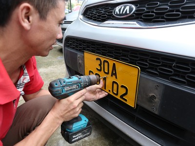 Quy trình đổi biển số vàng 