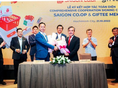 Saigon Co.op hợp tác với Giftee Mekong ra mắt phiếu mua hàng điện tử
