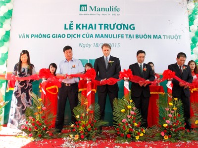 Manulife Việt Nam khai trương văn phòng giao dịch mới tại Buôn Ma Thuột 