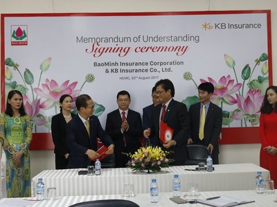 Bảo Minh hợp tác với bảo hiểm KB Hàn Quốc