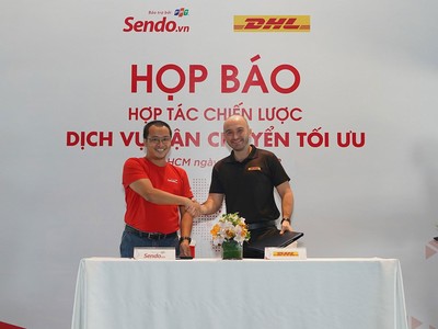 Sendo.vn hợp tác chiến lược  với DHL eCommerce Việt Nam