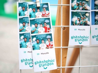 Manulife Việt Nam mang “Điểm Check-in Hạnh phúc” tới khu vực đi bộ Bờ Hồ (Hà Nội)