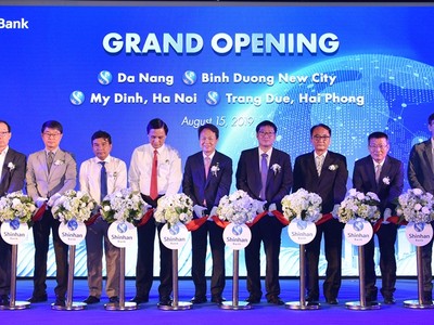Ngân hàng Shinhan khai trương chi nhánh đầu tiên tại miền Trung