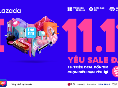 Lễ hội mua sắm 11/11 tại Việt Nam: Lượng tã bán đủ cho 1 triệu em bé sử dụng trong 1 ngày