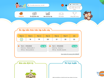 Học sinh của iSMART học trực tuyến môn Tiếng Anh qua Toán và Khoa học
