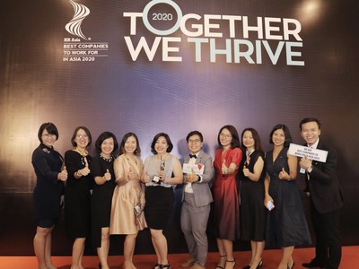 FWD Việt Nam nhận giải thưởng “Nơi làm việc tốt nhất châu Á 2020” từ HR Asia