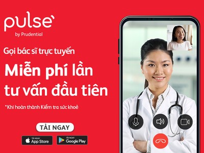 Tư vấn sức khỏe miễn phí với bác sĩ trực tuyến trên ứng dụng Pulse by Prudential