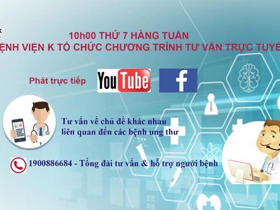 Bệnh viện K phối hợp với Roche Việt Nam tư vấn trực tuyến điều trị ung thư 