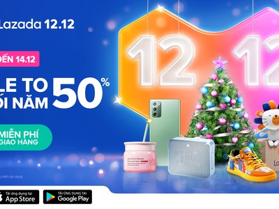 Lazada tiếp tục sale sốc với chương trình mua sắm cuối năm