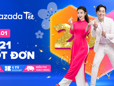Lazada tung ra hàng loạt ưu đãi giảm giá đến 50% trong dịp Tết