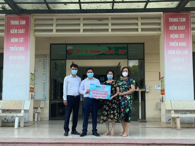 BIC ủng hộ 300 triệu đồng hỗ trợ Bắc Ninh và Bắc Giang phòng chống dịch Covid-19