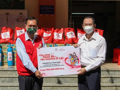 Prudential ủng hộ các hoạt động phòng chống dịch COVID-19 gần 12 tỷ đồng