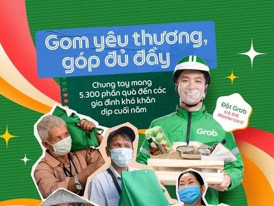Mastercard và Grab Việt Nam tiếp tục triển khai dự án hỗ trợ hơn 5.900 gia đình có hoàn cảnh khó khăn