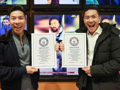 Nutrilite trao tặng Quốc Cơ-Quốc Nghiệp 1 tỷ đồng vì thành công xác lập kỷ lục Guiness mới 