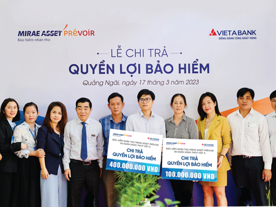 Mirae Asset Prévoir chi trả quyền lợi 500 triệu đồng cho khách hàng ở Quảng Ngãi