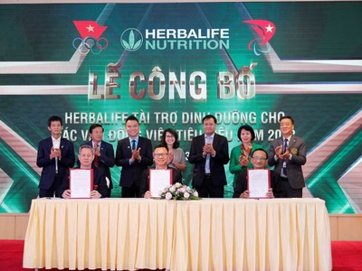 Herbalife Việt Nam tài trợ sản phẩm dinh dưỡng cho các Vận Động Viên Việt Nam trong năm 2023 